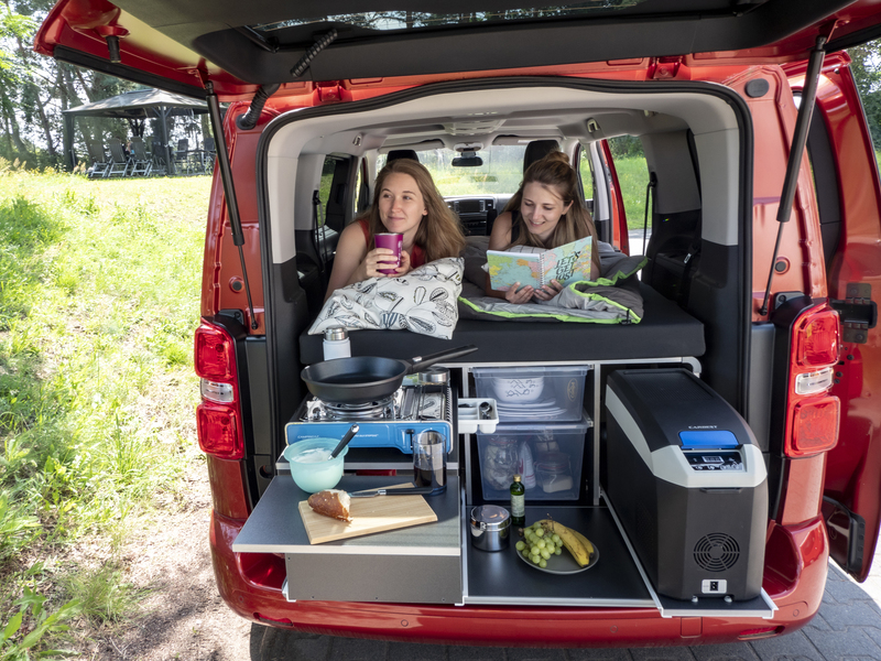 Moonbox Campingbox 111cm für Renault (Grand) Kangoo 1+2, VW Caddy